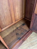 Wardrobe Antique French Walnut Two Door Mirrored Carved Armoire Cabinet LOT 608320
