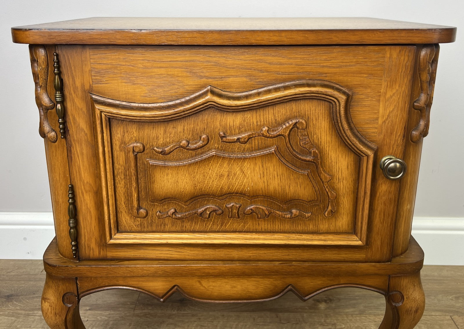 Pair of Bedside Tables Vintage French Louis XVI Nightstands Cabinets LOT 63922