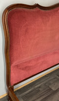 Bed Vintage French Louis XVI King Size Bed Frame Walnut Headboard LOT 45859