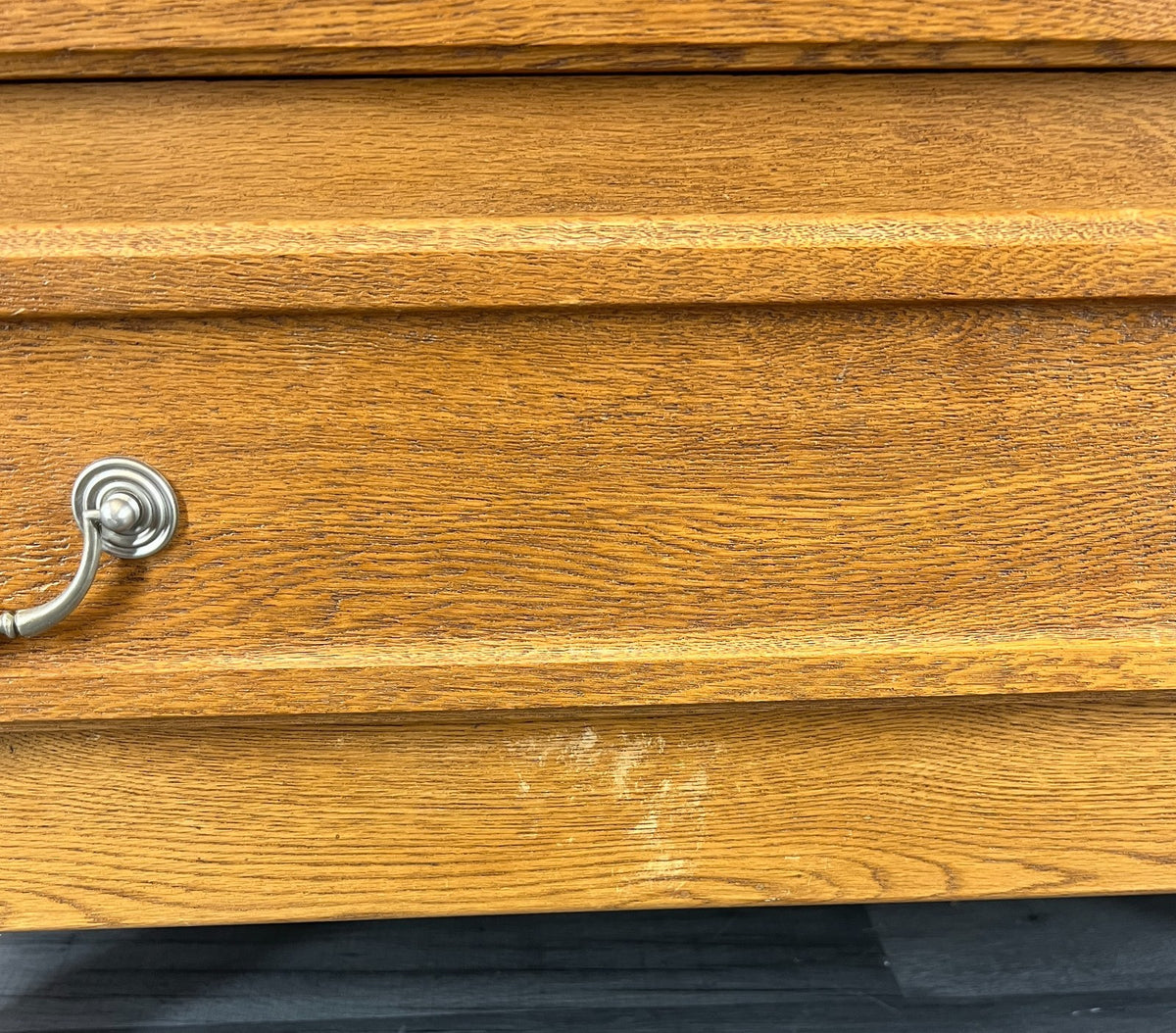 Chest of Drawers Vintage French Style Oak Cabinet Cupboard Sideboard  – Lot 4124