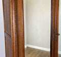 Wardrobe Antique French Oak Two Door Mirrored Carved Armoire Cabinet LOT 61208
