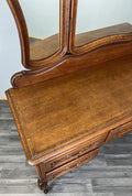Vintage Dressing Table with Mirror French Oak Louis Vanity Table Makeup LOT 47978
