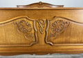 Bed Vintage French Louis XVI Double Bed Frame with Bedside Tables LOT 46283