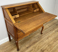 Secretaire Writing Desk Vintage French Louis Oak Rare Bureaux Cabinet LOT 631910
