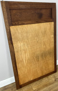 Mirror Antique French Style Oak Carved Wardrobe Mirror Polished Glass LOT 61948