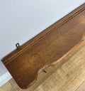 French Vintage Coat Rack Oak 7 Hooks Wall Shelf Carved Coat Hanger LOT 49038