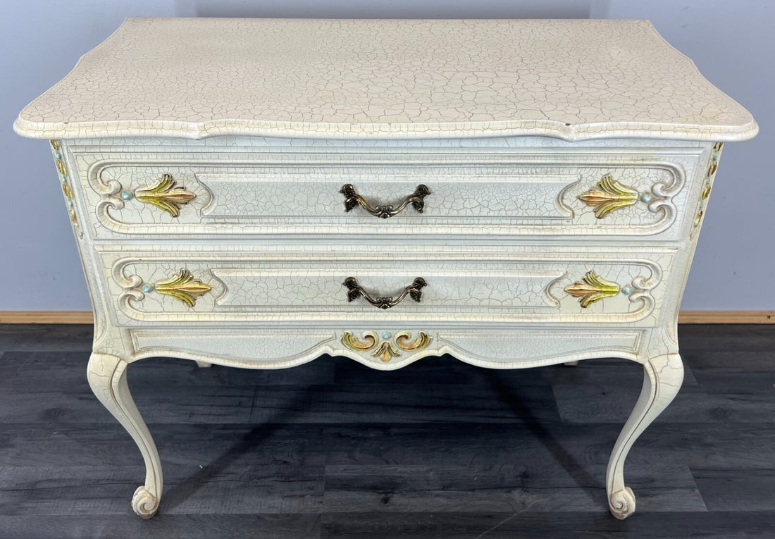 Chest of Drawers Vintage French Shabby Chic Louis XIV Sideboard Cabinet LOT 31920