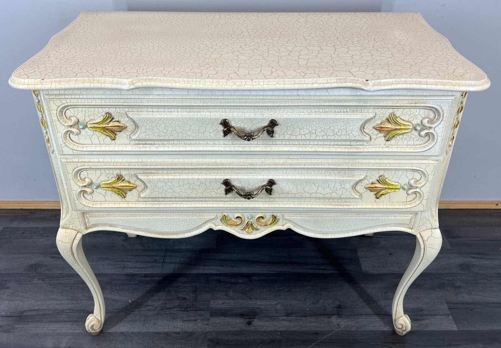 Chest of Drawers Vintage French Shabby Chic Louis XIV Sideboard Cabinet LOT 31920