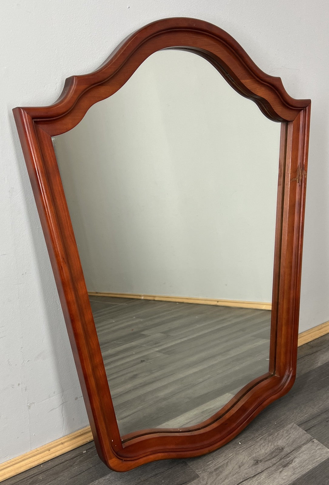 Vintage French Wall Mirror with Carved Frame Wall Decor LOT 45280