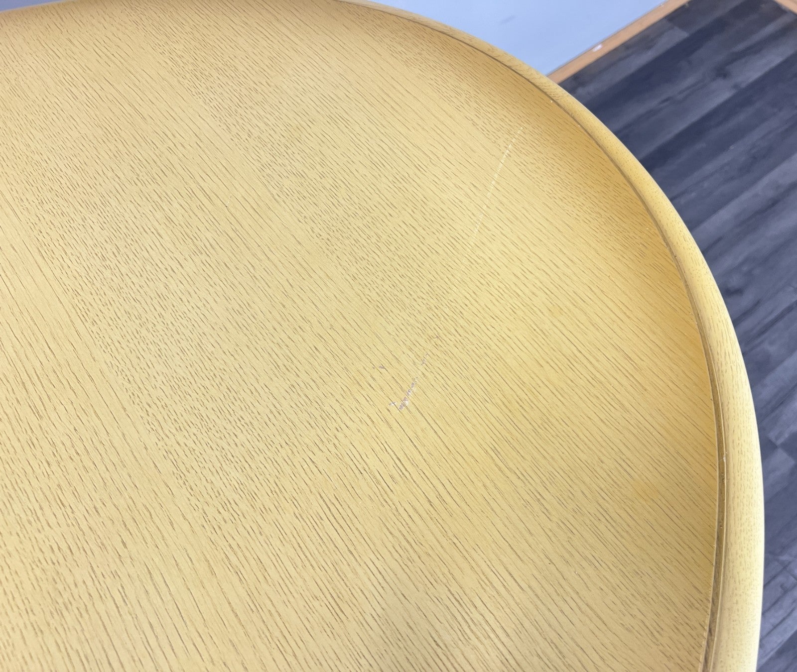 Dining Table Vintage French Louis XVI Shabby Chic with Set of 6 Chairs LOT 440413