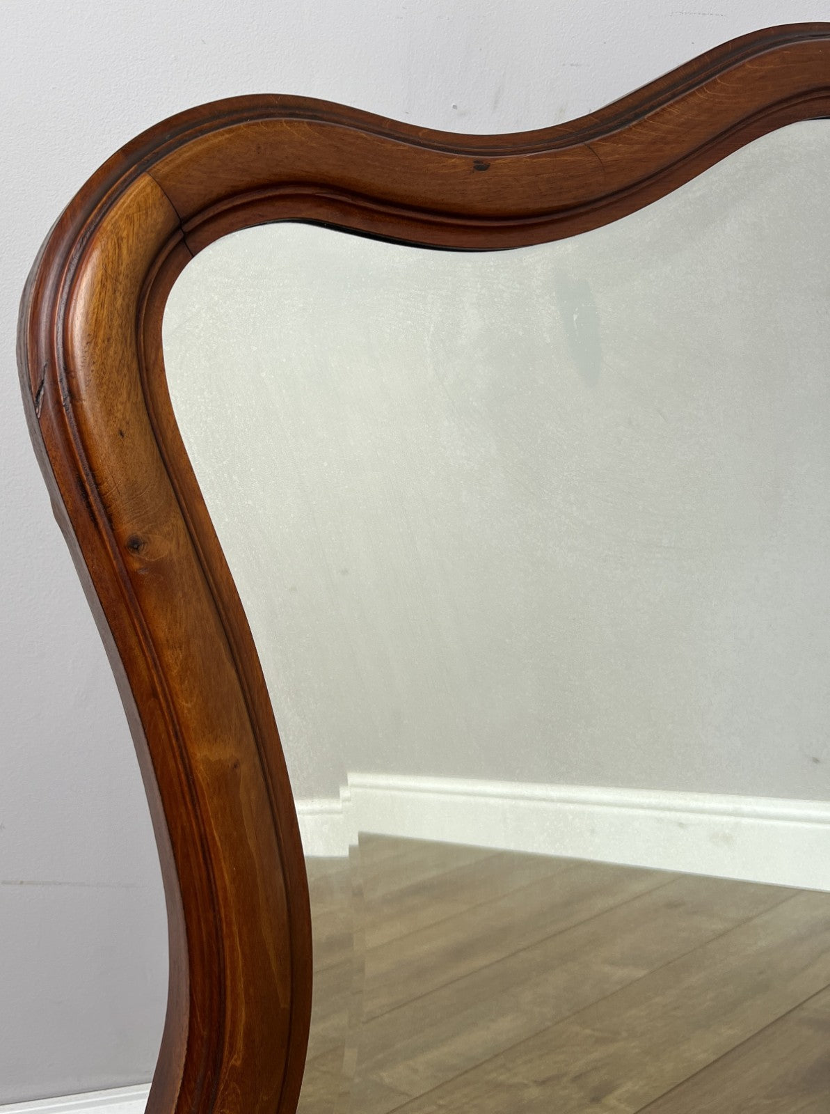 Mirror Antique French Walnut Ornate Wall Mirror Decorative Frame LOT 64042