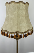 Floor Lamp Vintage French Style Standing Lamp Ornate with Tassel Shade LOT 60762