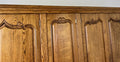 Wardrobe Vintage French Style Oak Five Door Carved Armoire Cabinet LOT 61116