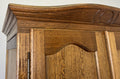 Wardrobe Vintage French Style Oak Two Door Carved Armoire Cabinet LOT 61284