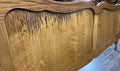 Bed Vintage French Louis XVI Double Bed Frame Oak Carved Headboard LOT 14626