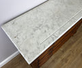Chest of Drawers Antique French Oak Marble Top 5 Drawers Carved Cabinet LOT 627910