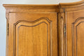 Wardrobe Vintage French Louis XVI Style Oak Four Door Armoire LOT 48204