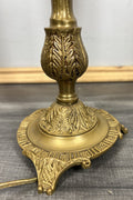 Lamp Vintage French Brass 3 Arm Candelabra Light Ornate Rococo Design LOT 44513