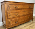 Chest of Drawers Vintage French Louis Oak 3 Drawers Carved Cabinet LOT 62653