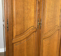 Wardrobe Vintage French Louis XVI Style Oak Four Door Carved Armoire LOT 6500