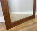 Mirror Antique French Style Oak Wardrobe Mirror Decorative Frame LOT 61916