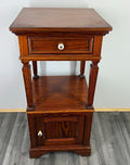 Bedside Table Antique French Carved Wood Carved Cabinet Cupboard LOT 18760