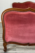 Bed Vintage French Louis XVI King Size Bed Frame Walnut Headboard LOT 45854