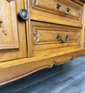 Cabinet Vintage French Louis XVI Style Carved Sideboard Buffet Cupboard Lot 44848