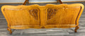 Bed Antique French Louis XVI Oak Double Bed Frame Carved Headboard LOT 36623
