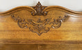 Bed Vintage French Louis XVI Double Bed Frame Oak Carved Headboard LOT 46127