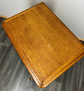 Pair of Bedside Tables Vintage French Oak Nightstands Carved Cabinets LOT 346512