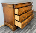 Chest of Drawers Vintage French Style 3 Drawer Brass Handles Cabinet LOT 439810