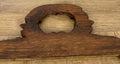 Pediment Antique French Carved Oak Floral Crest Decorative Panel LOT 61804