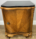 Pair of Bedside Tables Antique French Art Deco Marble Top Cabinets LOT 63513