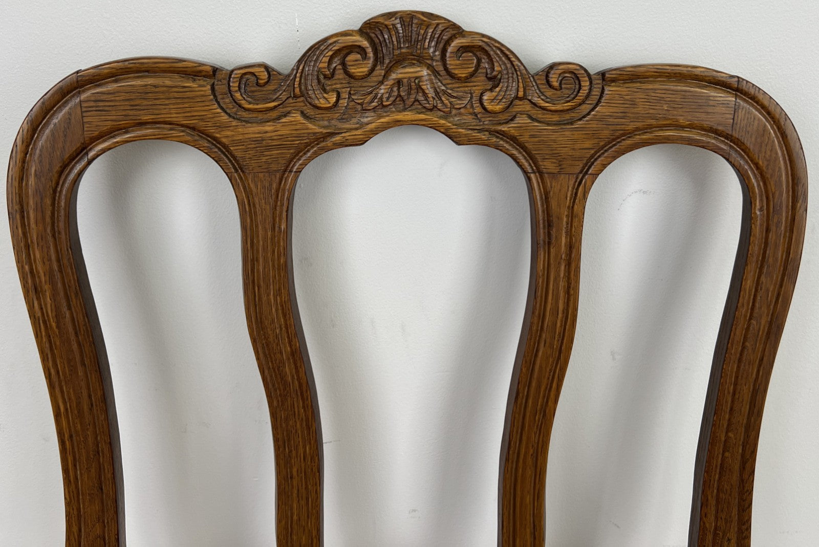 Dining Chairs Vintage French Louis Style Oak Rush Seat Set of 6 Chairs LOT 634810