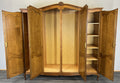 Wardrobe Vintage French Louis XVI Style Oak Four Door Armoire LOT 47947
