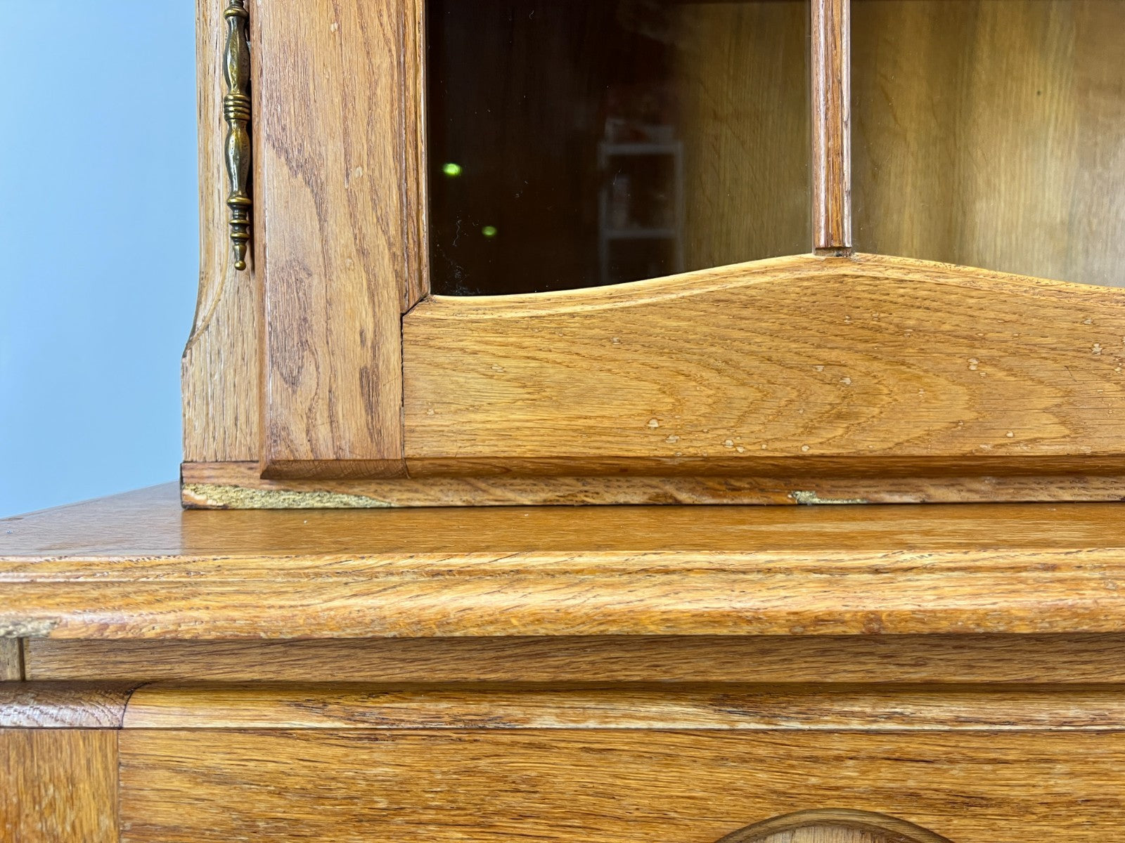 Bookcase Vintage French Louis XIV Style Display Cabinet Sideboard LOT 44798