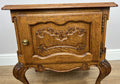 Pair of Bedside Tables Vintage French Louis Oak Nightstands Cabinets LOT 62207