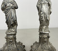 Pair of Candle Holders Vintage French Style Figural Design Candlesticks LOT 6471