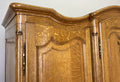 Wardrobe Vintage French Louis XVI Style Four Door Oak Carved Armoire LOT 49292