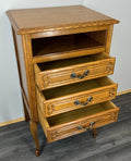 Chest of Drawers Vintage French Louis XIV Cabinet 3 Drawers Sideboard LOT 24237