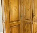 Wardrobe Vintage French Style Five Door Storage Carved Armoire LOT 6518