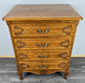 Chest of Drawers Vintage French Louis Oak 4 Drawers Ornate Cabinet LOT 44290