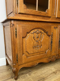 Bookcase Vintage French Louis XVI Oak Display Cabinet Carved Sideboard LOT 628310
