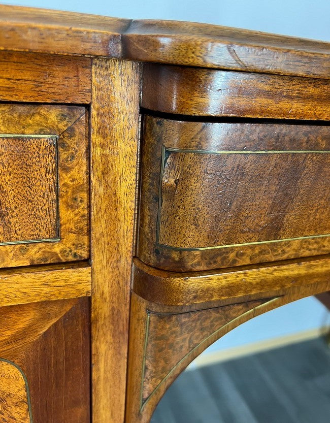 Sideboard Antique French Style Burr Wood Writing Desk Cabinet Storage LOT 152813