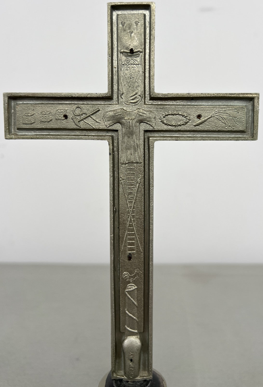 Crucifix Vintage French Style Ornate Religious Cross Freestanding LOT 64227