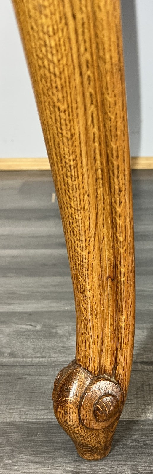 Dining Table Vintage French Louis XVI Carved Oak Extendable Table LOT 45826