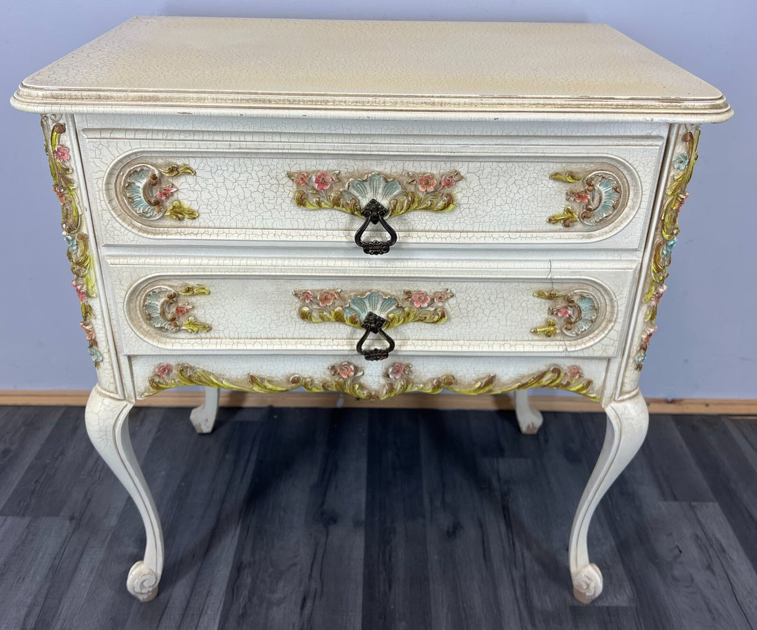 Chest of Drawers Vintage French Shabby Chic Louis XIV Sideboard Cabinet LOT 34670