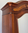 Wardrobe Antique French Style Mahogany Mirrored Carved Armoire Cabinet LOT 61574