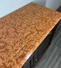 Sideboard Antique French Oak Marble Top Carved Two Door Cabinet LOT 222710